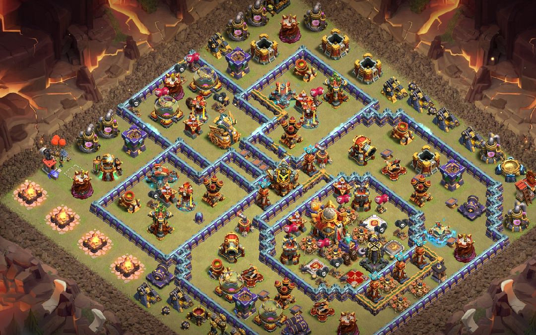 Town Hall 16 Hybrid Base layout by ong Naga