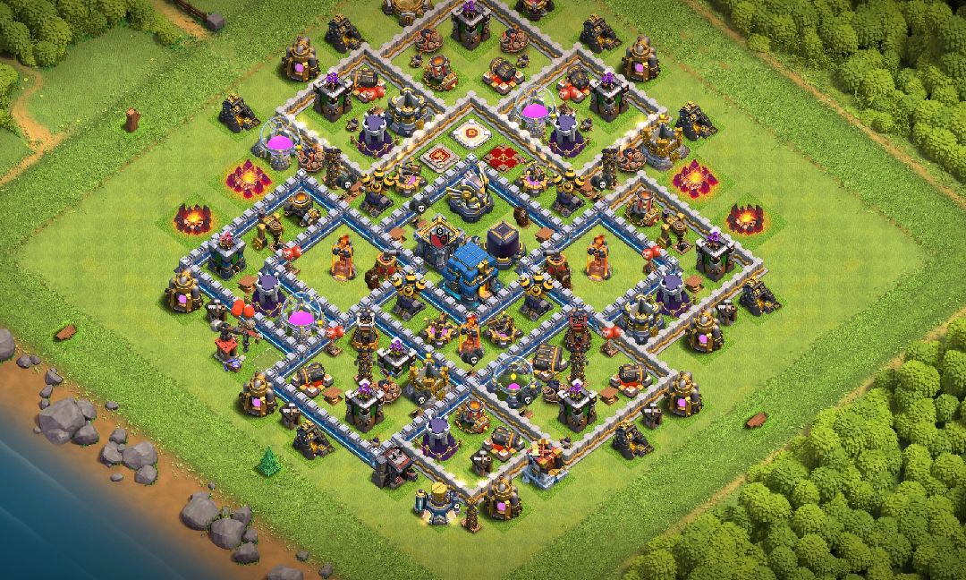 Town Hall 12 Trophy Base layout by OisikPlays
