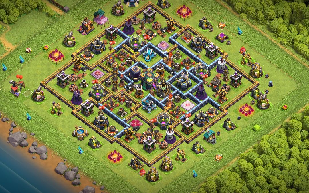 Town Hall 14 Farming Base layout by BESHO