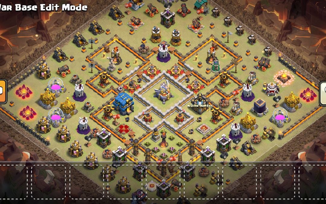 Town Hall 12 War Base layout by CLASH CHAMP
