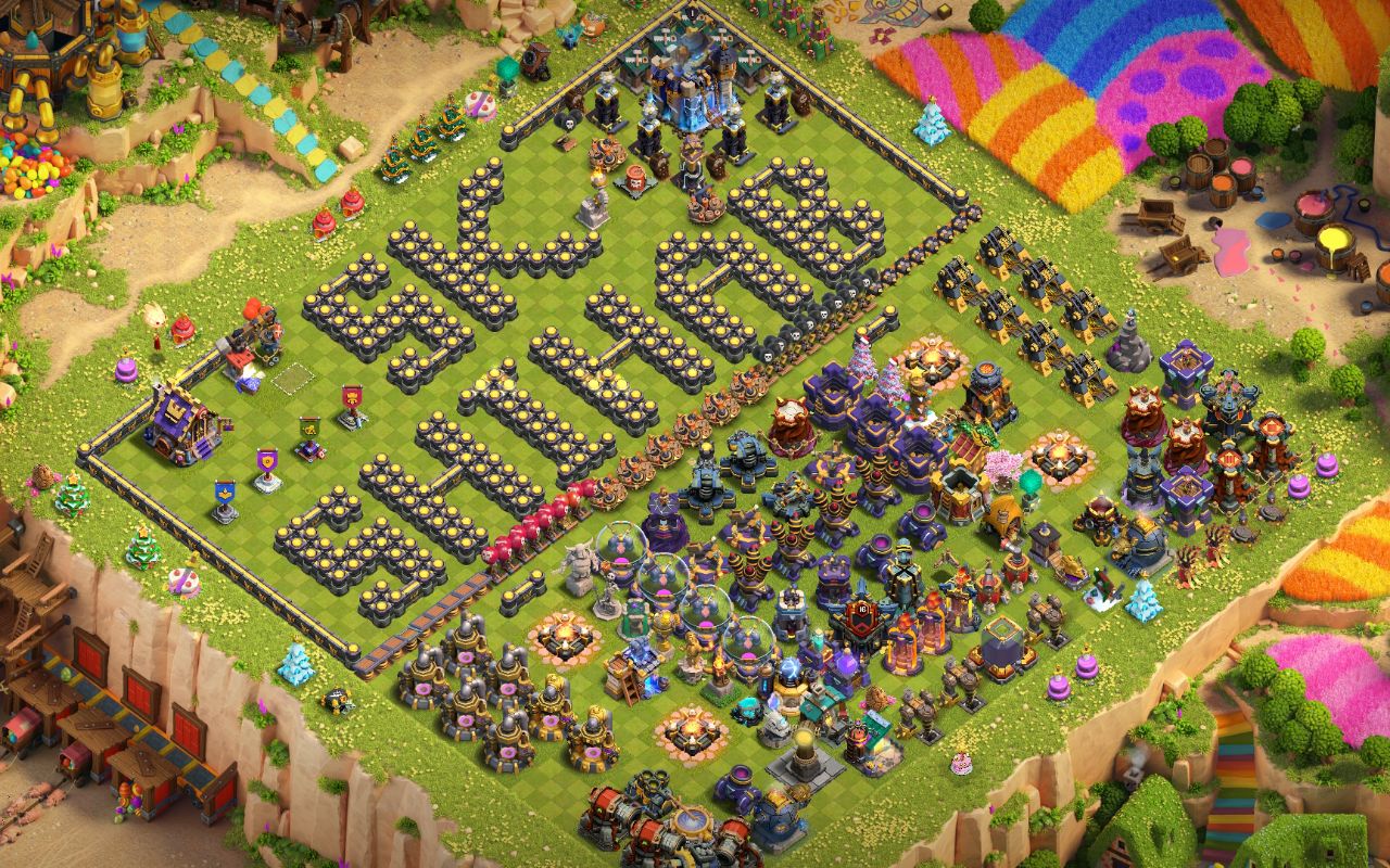 Town Hall 18 Fun Base layout by FF LEADER YT
