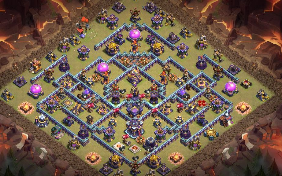 Town Hall 15 Trophy Base layout by XLR8