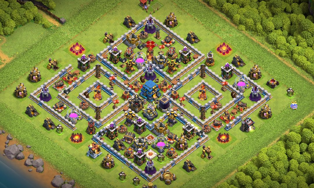Town Hall 12 Trophy Base layout by OisikPlays