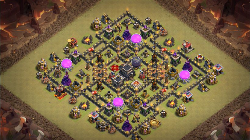 Town Hall 9 War Base layout by TReX