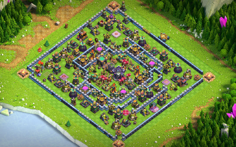 Town Hall 15 Trophy Base layout by TReX