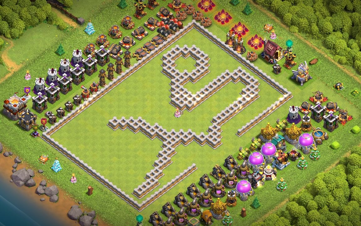 Town Hall 11 Fun Base layout by كلان#2G2QGQG08
