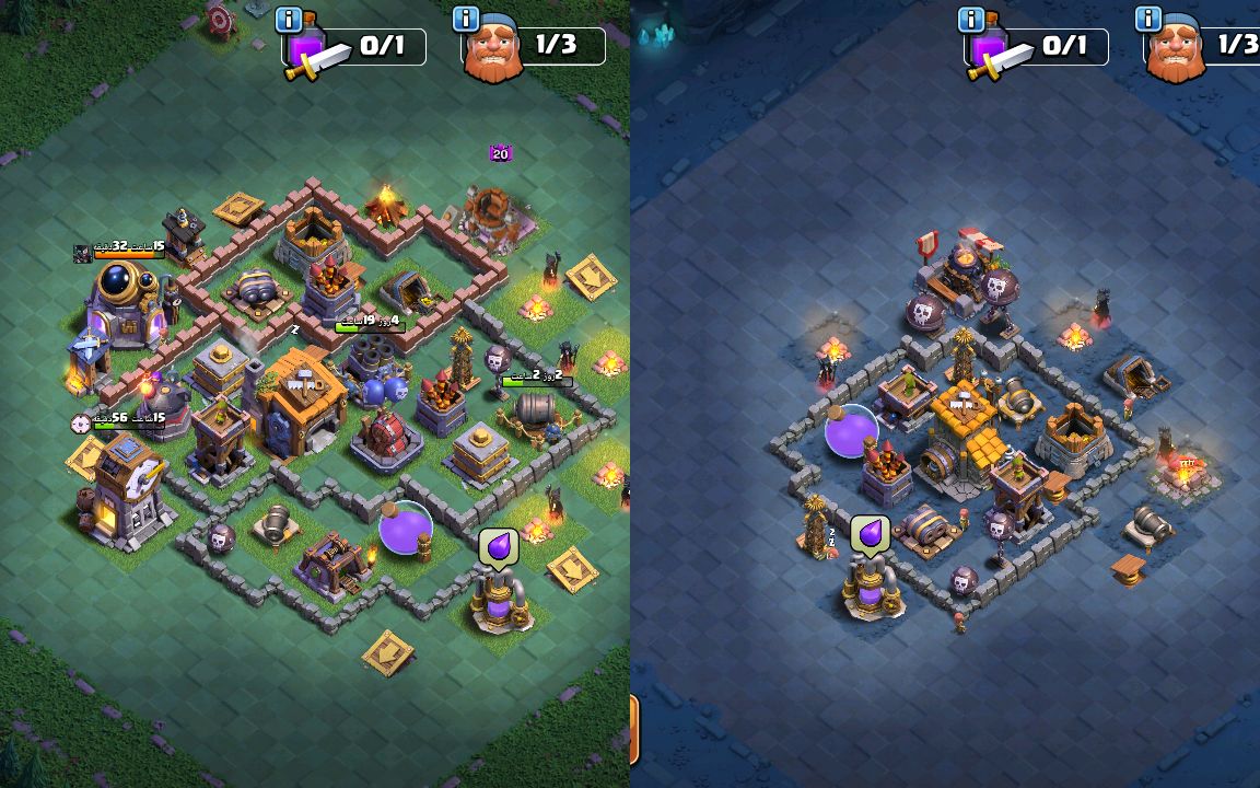 Builder Hall 7 Builder Base layout by Gentle Ninja