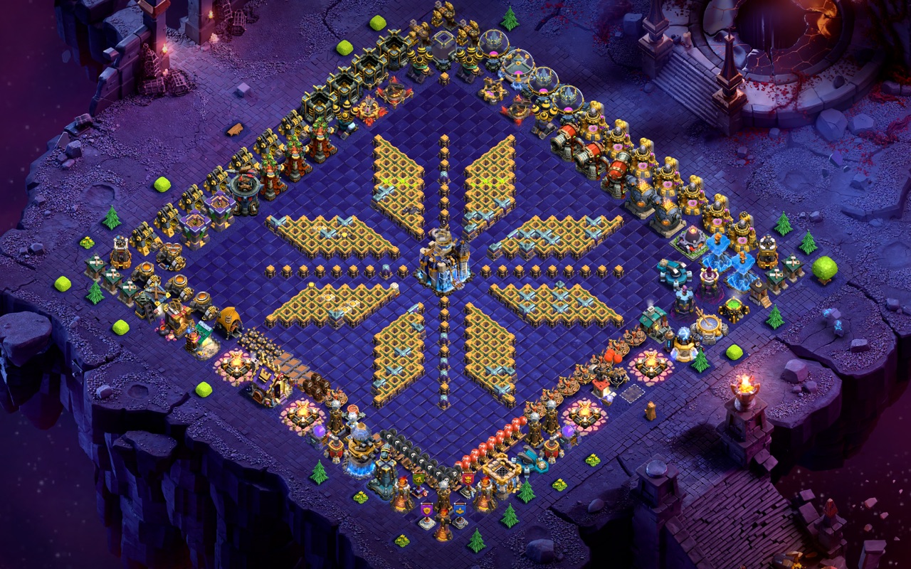 Town Hall 18 Fun Base layout by Sn0w0wl