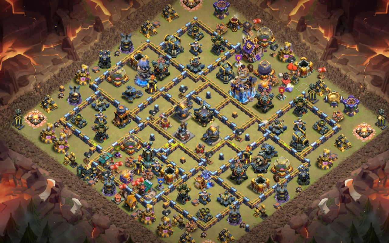 Town Hall 18 War Base layout by taLk