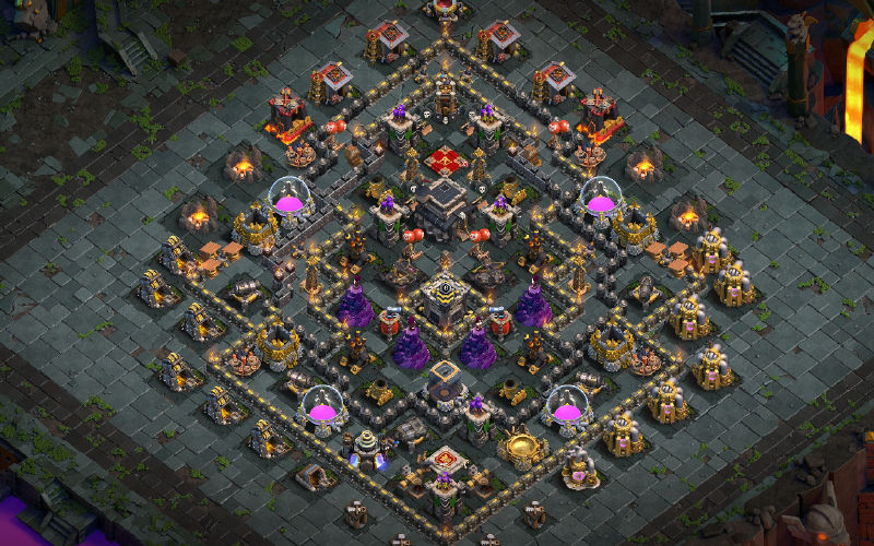 Town Hall 9 Hybrid Base layout by Mr.Save/Layout