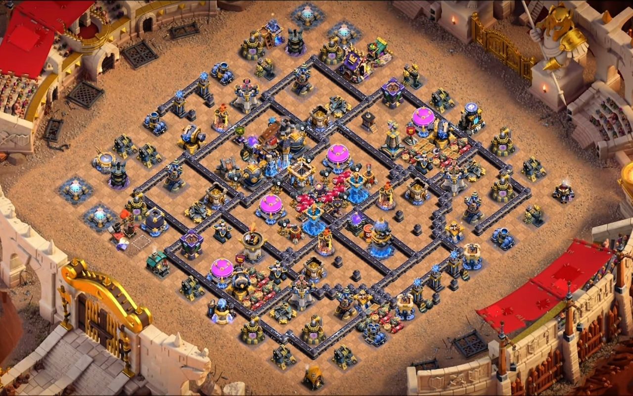 Town Hall 18 Legend Base layout by BH10