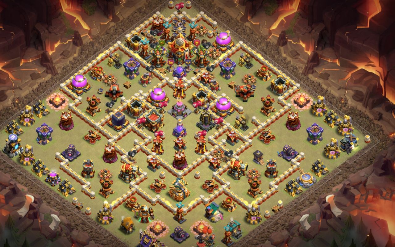 Town Hall 16 War Base layout by MAKS I AM