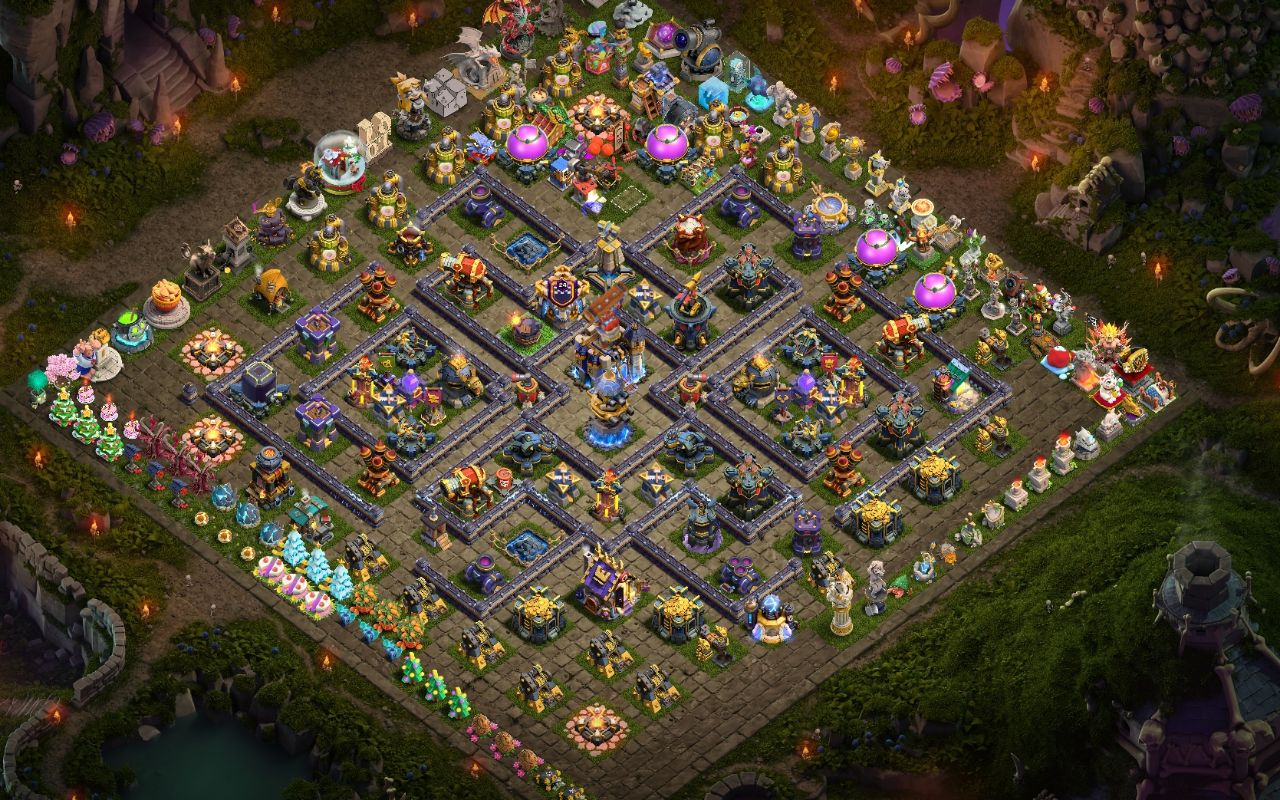 Town Hall 18 War Base layout by amirabbas