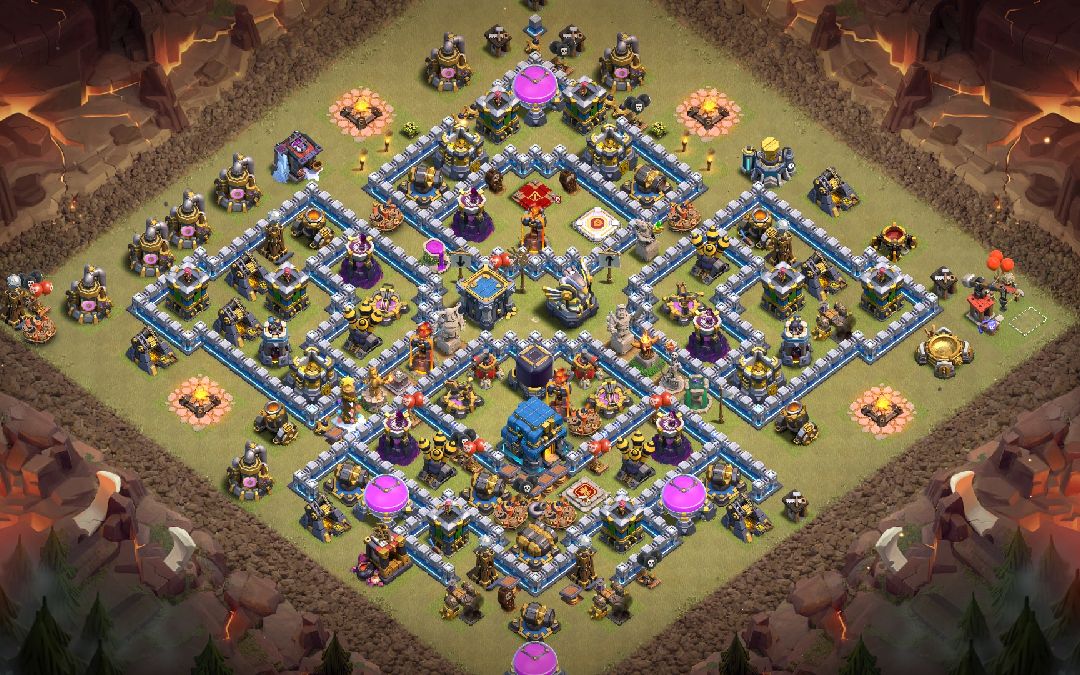Town Hall 12 War Base layout by LoveHack