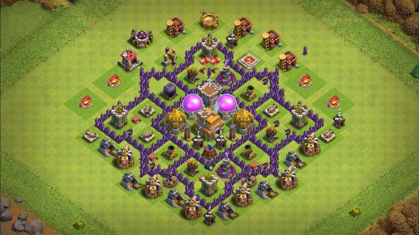 Town Hall 7 Farming Base layout by TReX