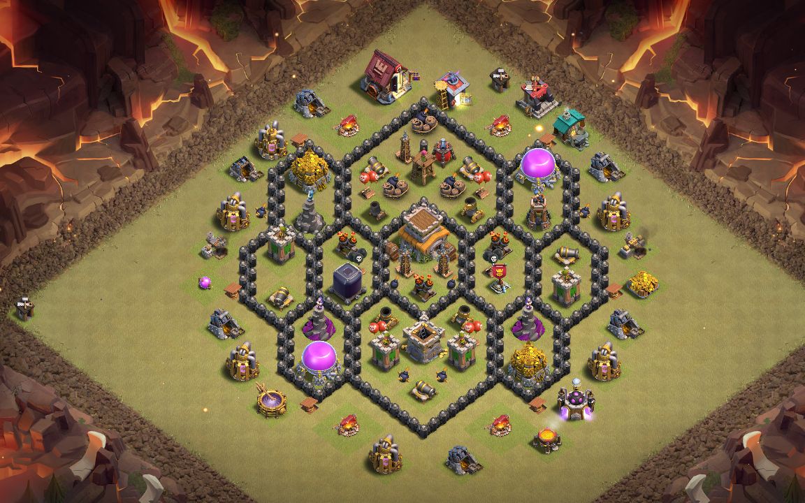 Town Hall 8 War Base layout by FirmanTropy