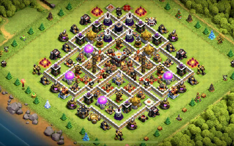 Town Hall 11 Farming Base layout by XLR8
