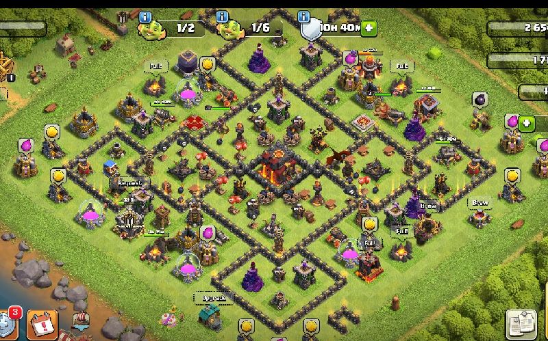 Town Hall 10 Trophy Base layout by ™ANIK_♚100