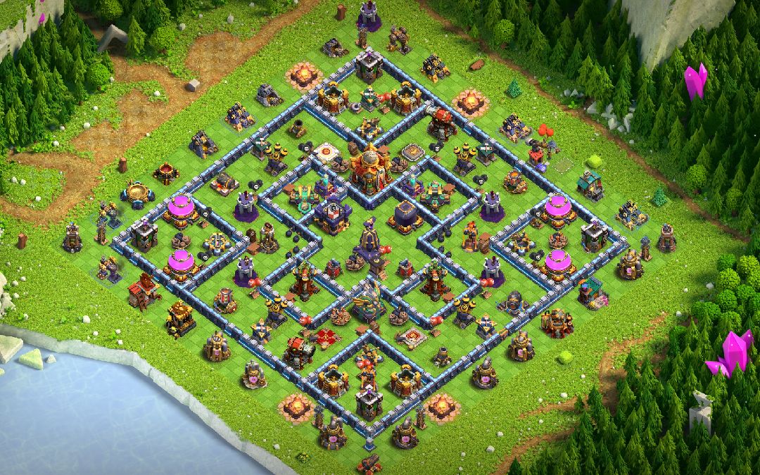 Town Hall 16 Trophy Base layout by another world