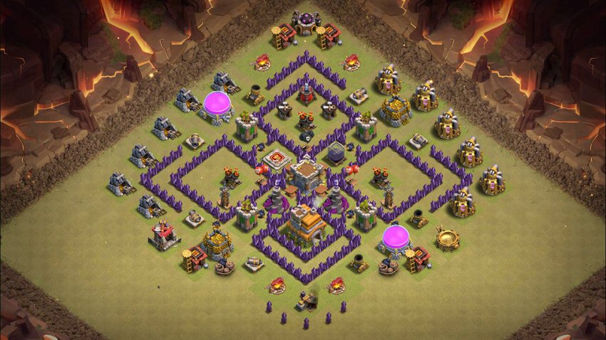 Town Hall 7 War Base layout by TReX
