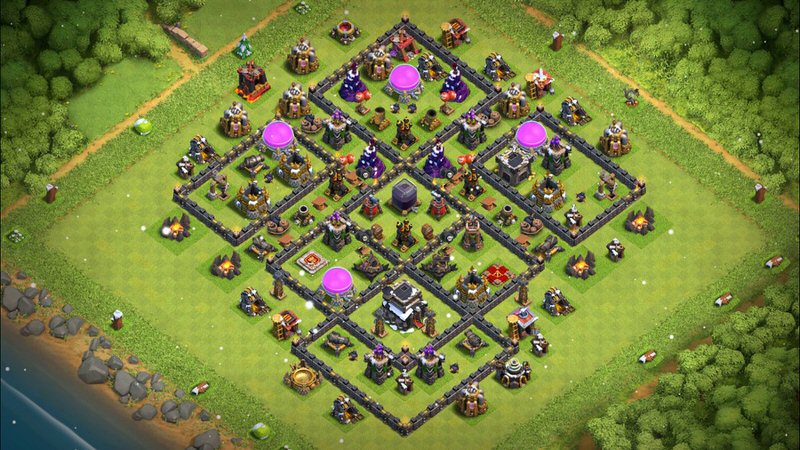 Town Hall 9 Farming Base layout by TReX