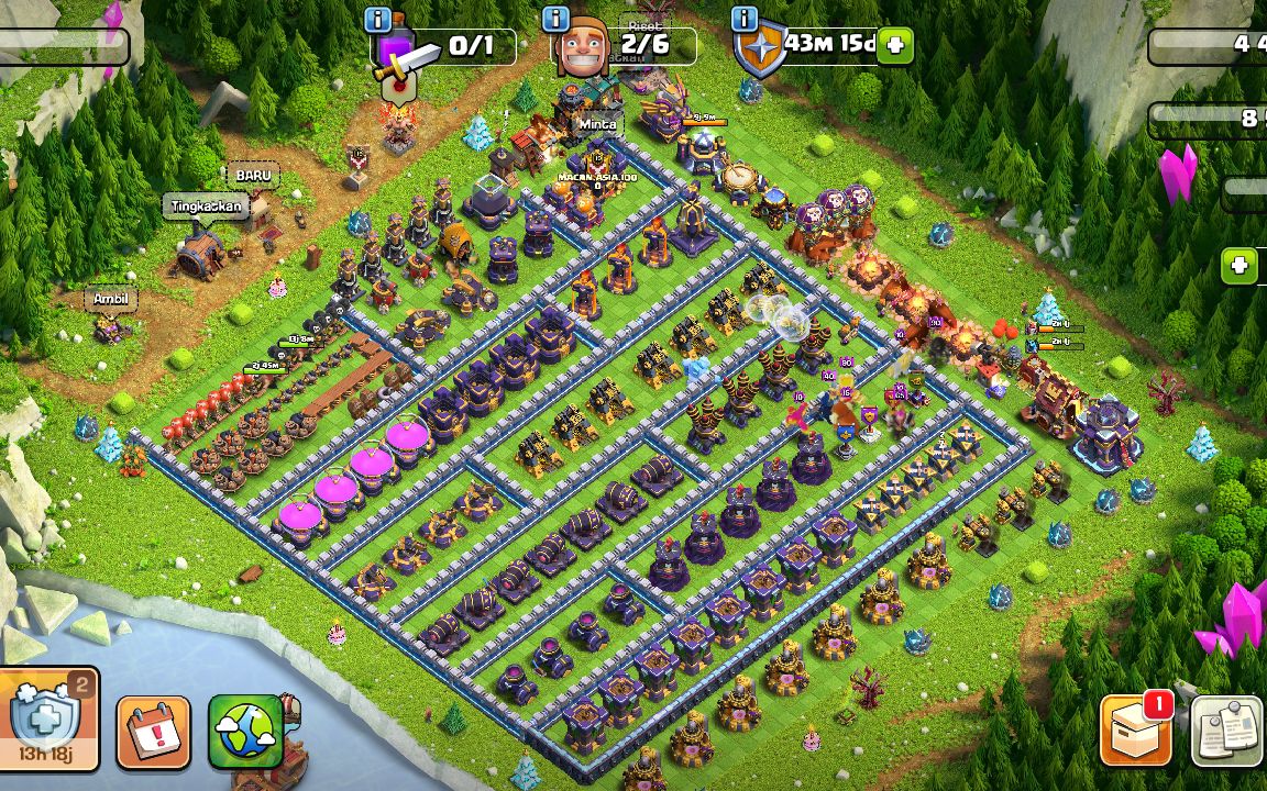 Town Hall 15 Fun Base layout by Kanzen