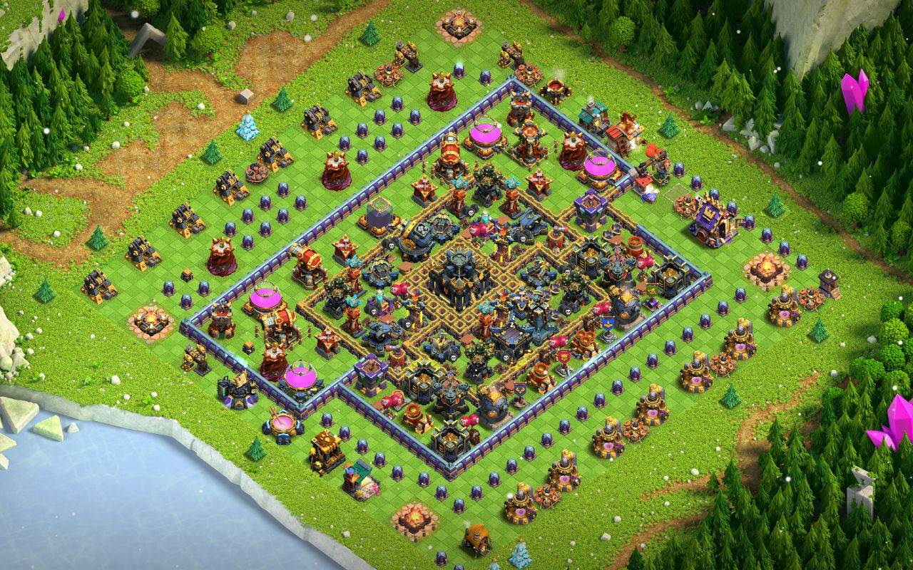 Town Hall 17 War Base layout by Anvar
