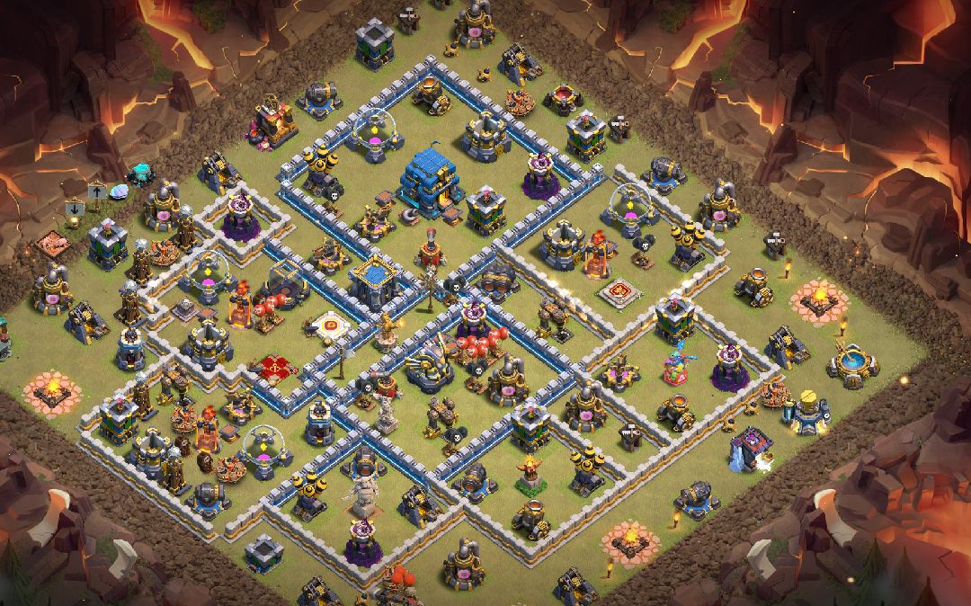 Town Hall 12 War Base layout by Emjhay02