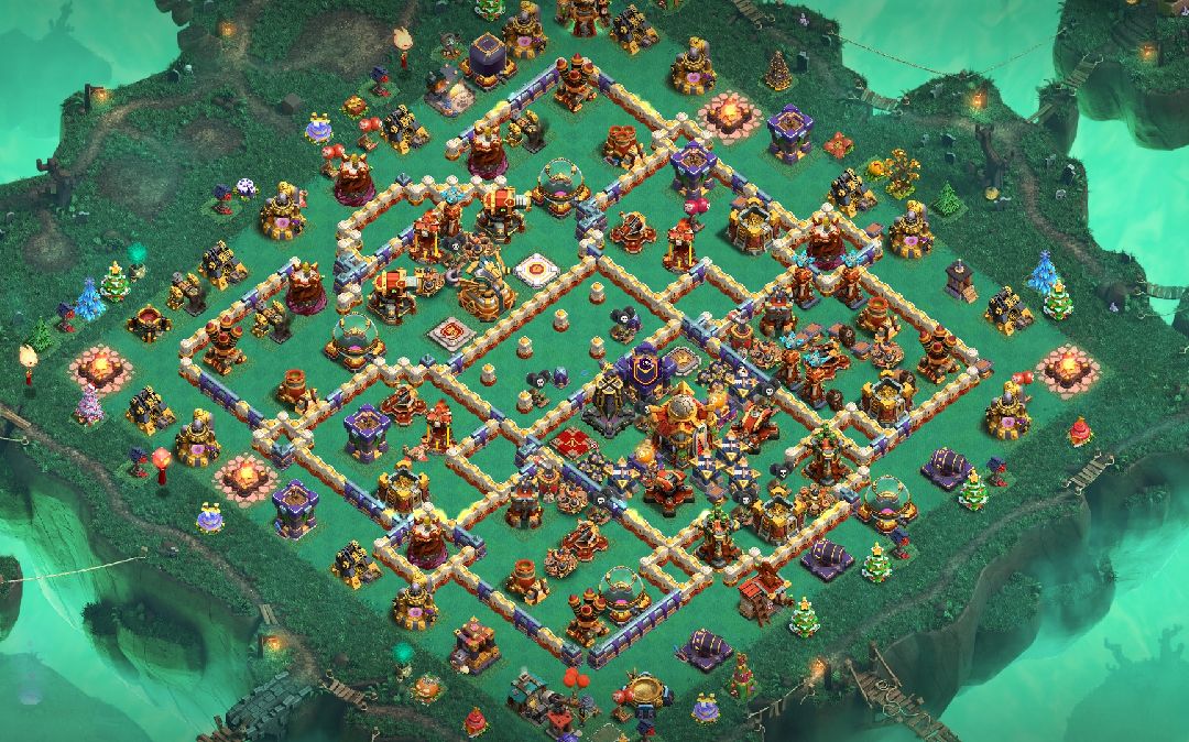 Town Hall 16 Trophy Base layout by SPM -> BASE