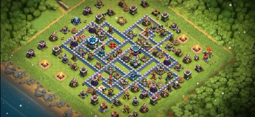 Town Hall 13 Farming Base layout by TReX