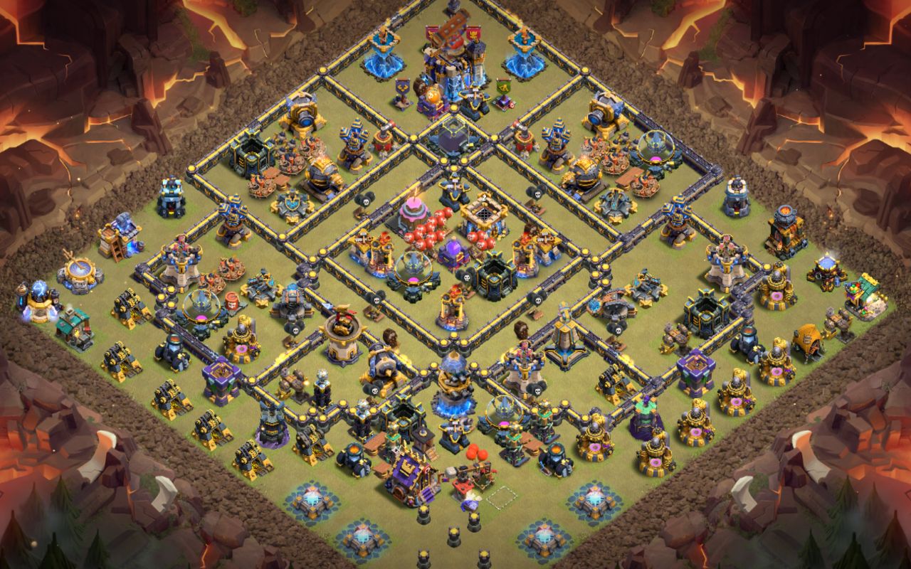 Town Hall 18 Trophy Base layout by BROTHERS ARMY