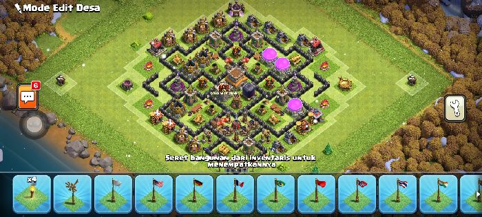 Town Hall 8 Trophy Base layout by cpa