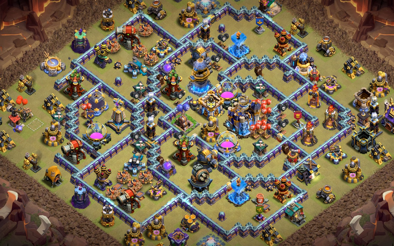 Town Hall 18 War Base layout by Sn0w0wl