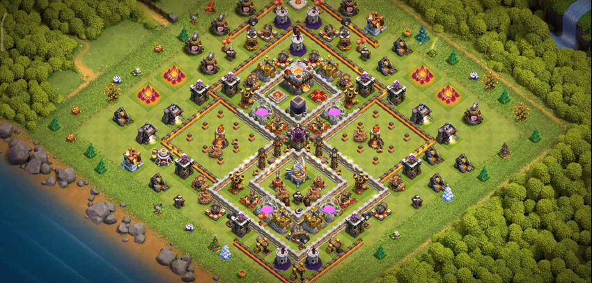 Town Hall 11 Trophy Base layout by TReX