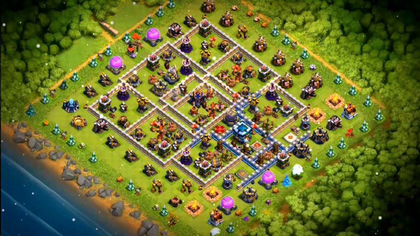 Town Hall 13 Trophy Base layout by TReX