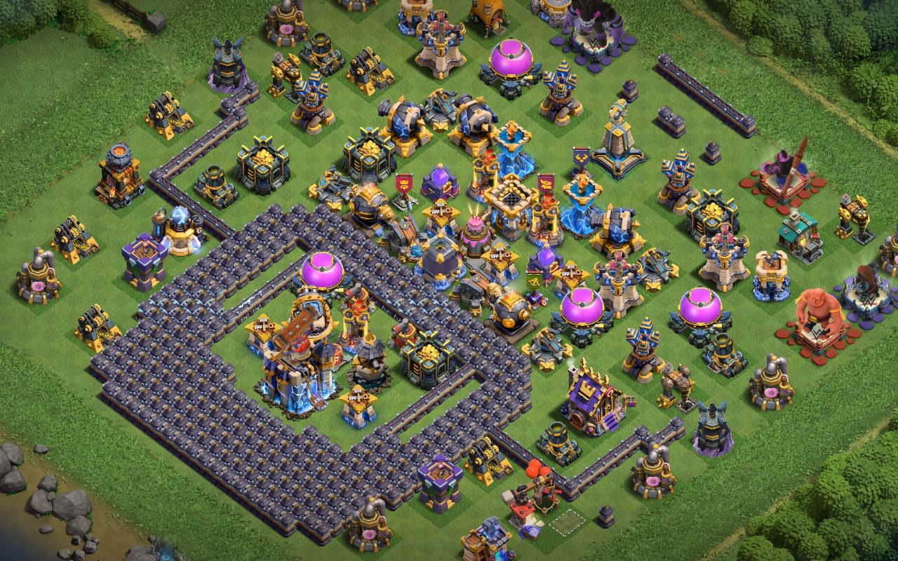 Town Hall 18 Trophy Base layout by NK