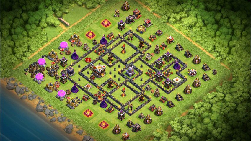 Town Hall 11 Trophy Base layout by TReX
