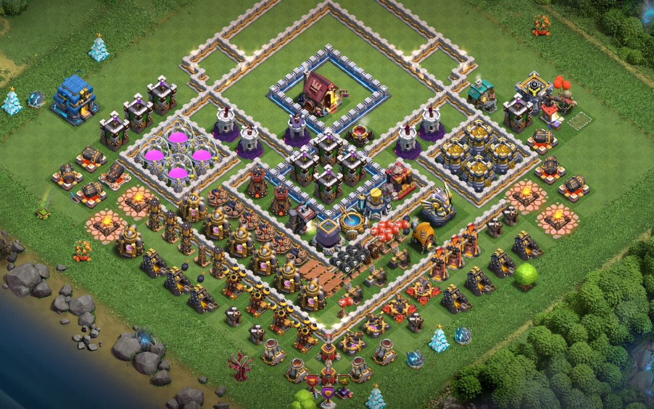 Town Hall 12 CWL Base layout by Legend No.123