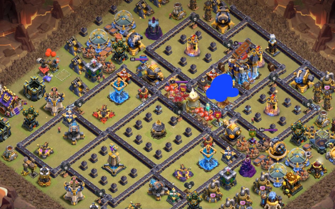 Town Hall 18 Trophy Base layout by sourena
