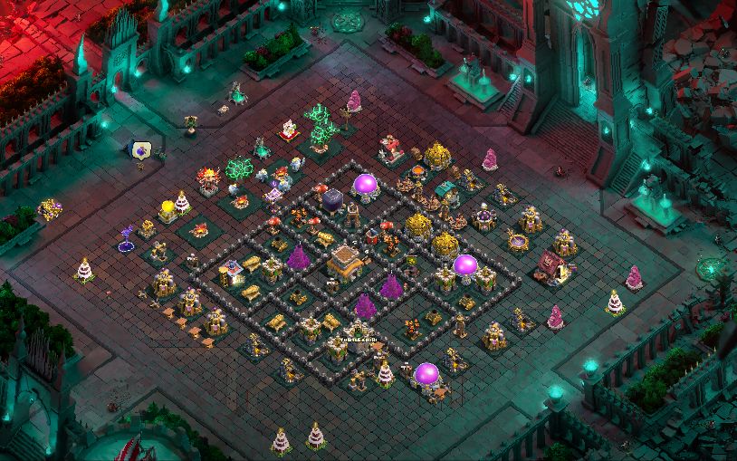 Town Hall 8 Fun Base layout by @GamingHasbil26