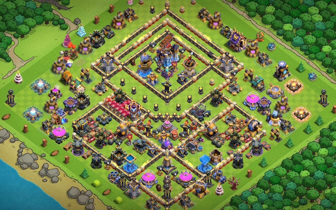 Town Hall 18 CWL Base layout by ديوان الملوك 👑