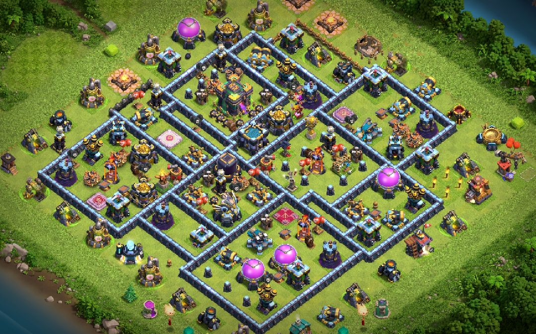 Town Hall 14 War Base layout by Luongkientruong