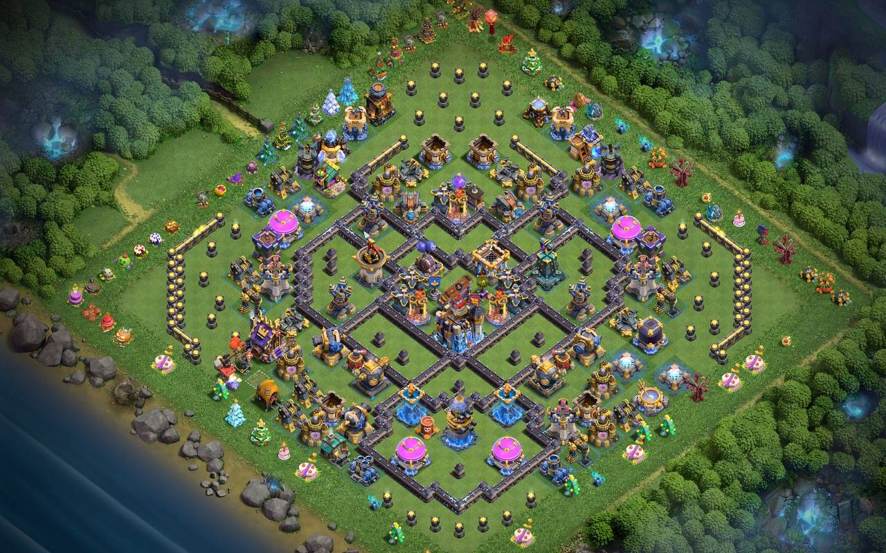 Town Hall 18 War Base layout by XLR8