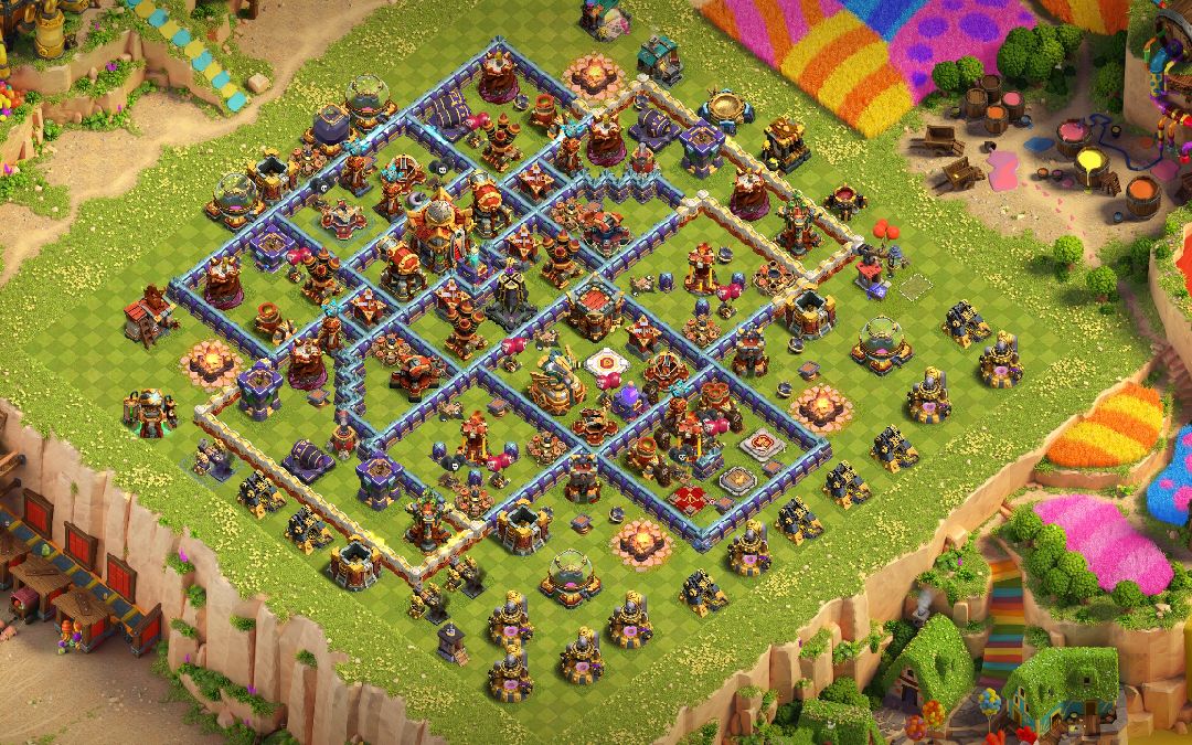 Town Hall 16 War Base layout by Atilla The Pun