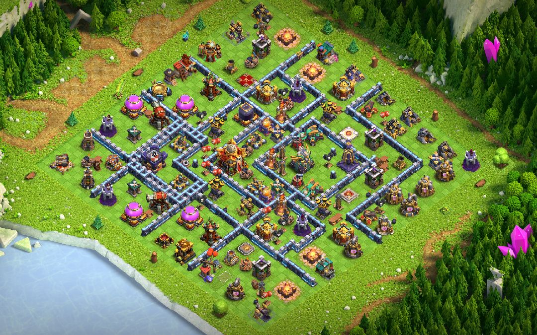 Town Hall 16 Trophy Base layout by another world