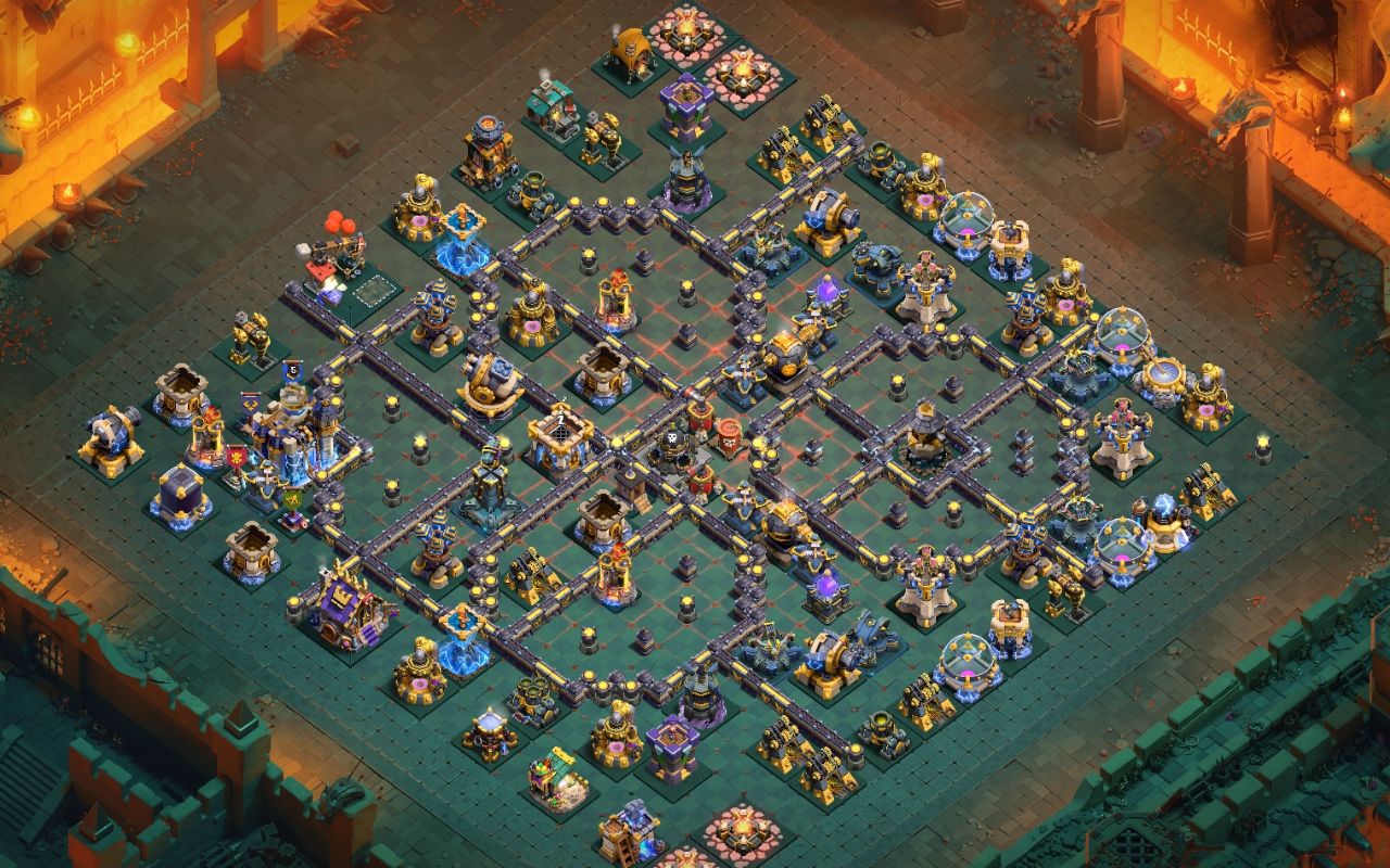 Town Hall 18 War Base layout by Levent