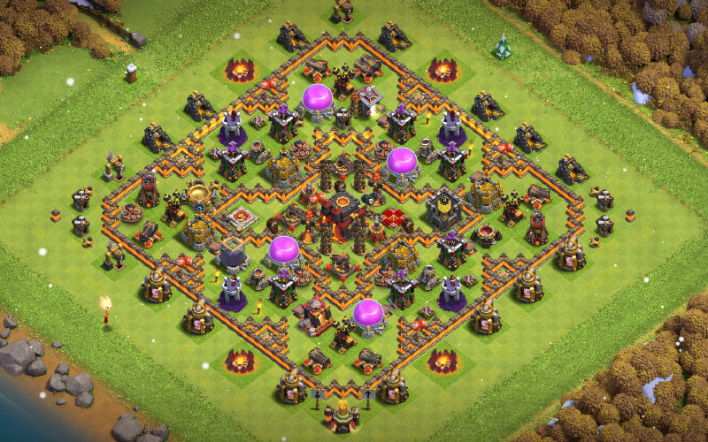 Town Hall 10 Farming Base layout by GamingBot ™