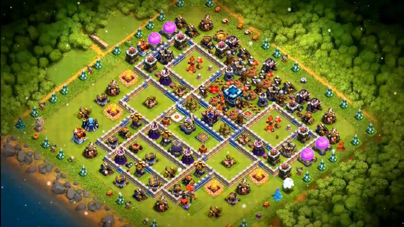 Town Hall 13 Trophy Base layout by TReX