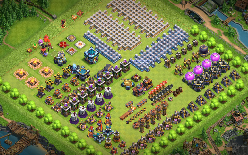 Town Hall 13 Farming Base layout by User