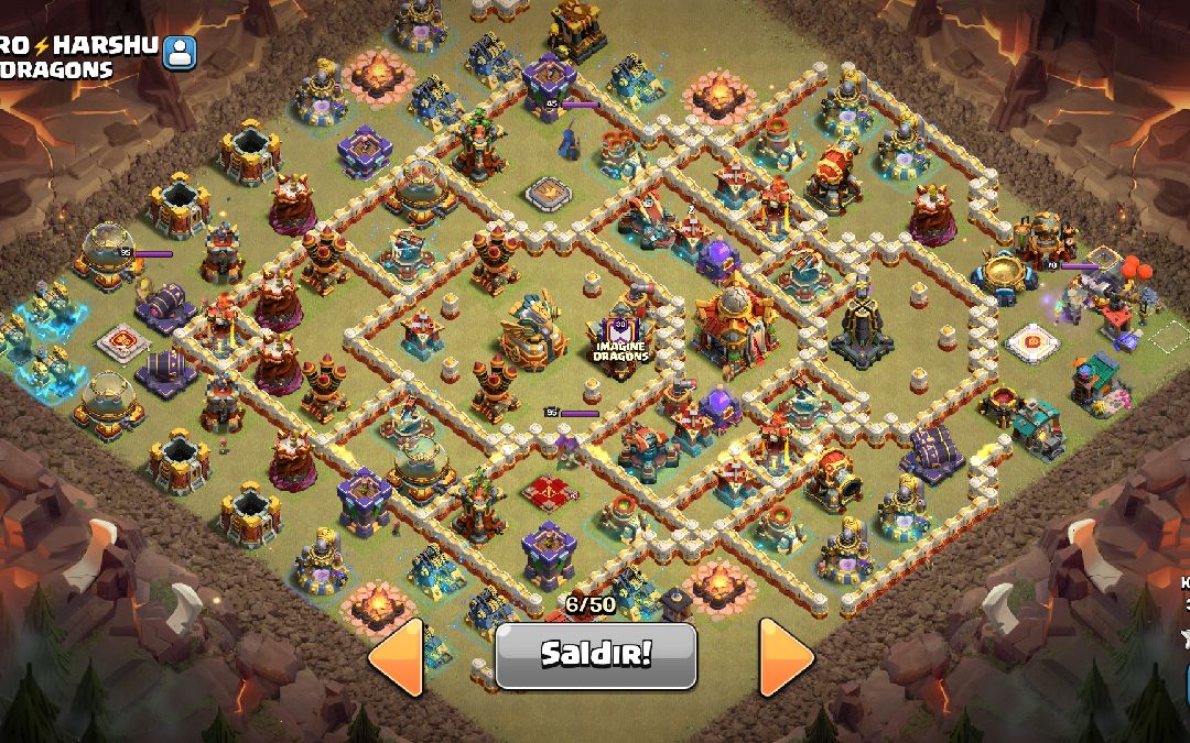 Town Hall 16 War Base layout by User